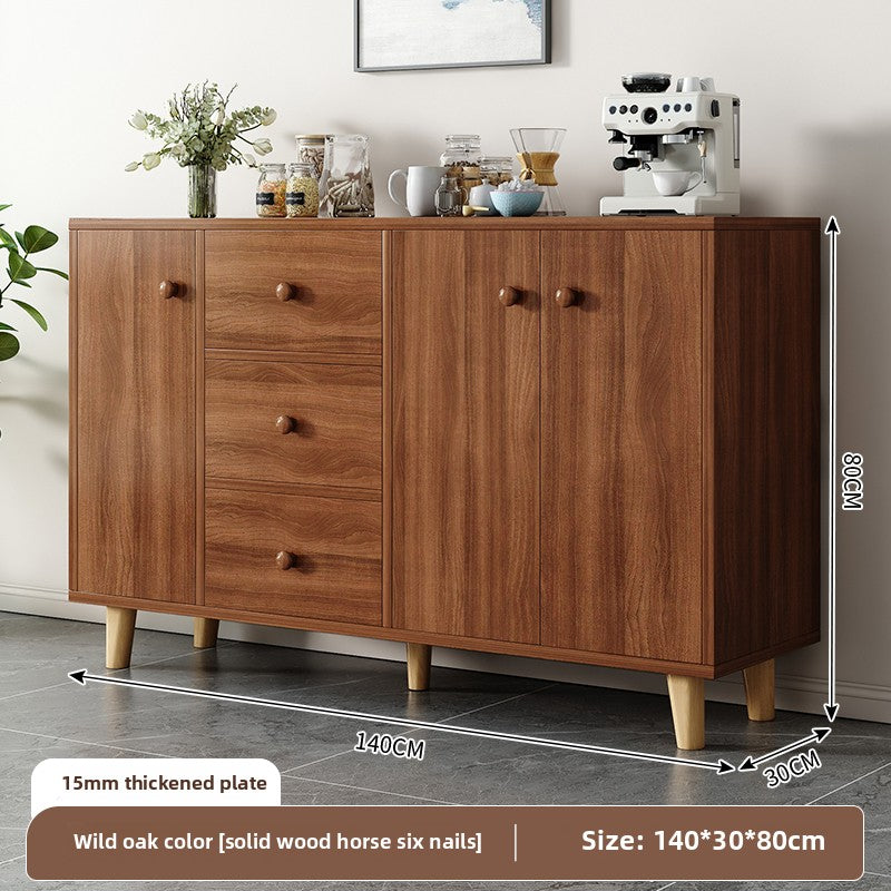 Modern Simple Sideboard Cabinet for Home Dining Room Storage Multilayer Moisture-proof Wear-resistant Environmentally-friendly Varnish