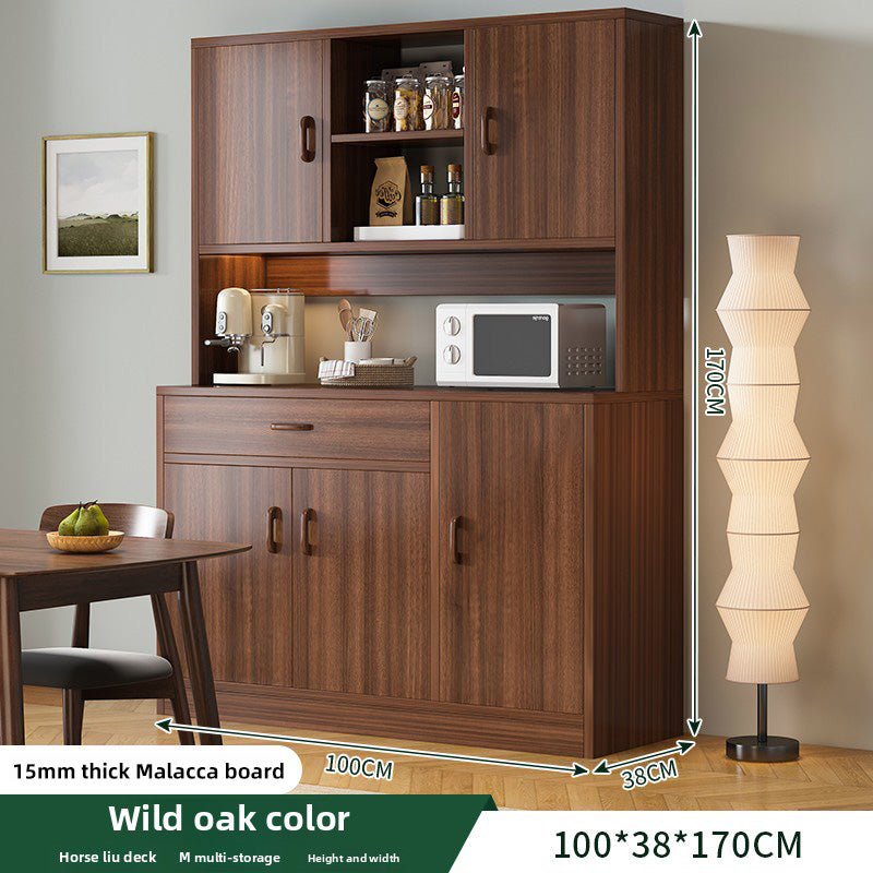 Modern minimalist style solid wood file cabinet, thickened environmental protection board, multi-layer storage