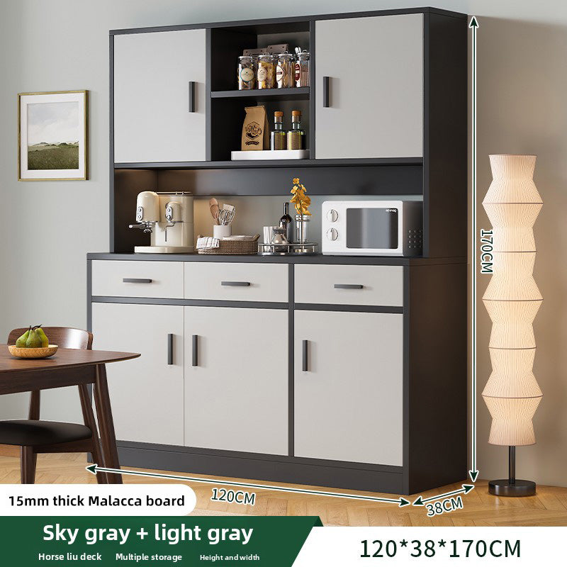 Modern minimalist style solid wood file cabinet, thickened environmental protection board, multi-layer storage