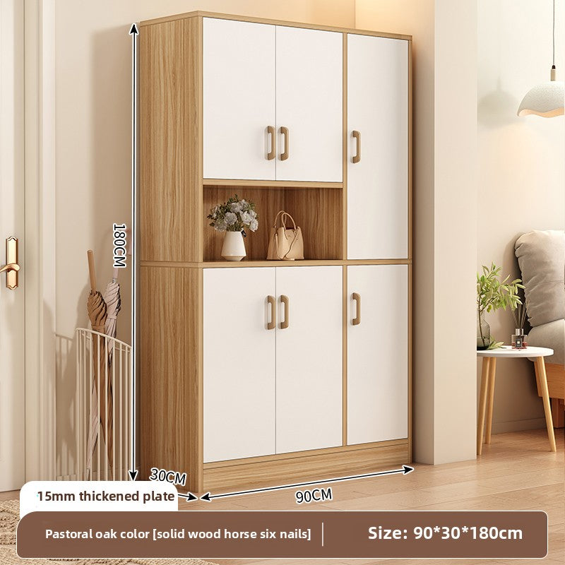 Shoe Cabinet for Home Use, Entryway Cabinet with Multi-Layer Large Capacity Shoe Rack, Flip-top Dust-proof Design, Modern and Simple