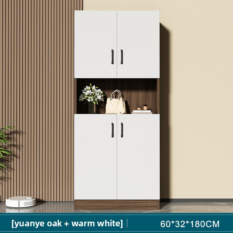 Modern Minimalist Entryway Cabinet Multi-functional Shoe Cabinet for Narrow Spaces Thin Flip-top Storage Cabinet