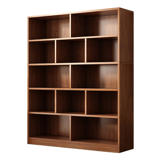 Modern Minimalist Solid Wood Bookshelf, Multi-layer Storage Shelf for Home Living Room or Study with Adjustable Shelves