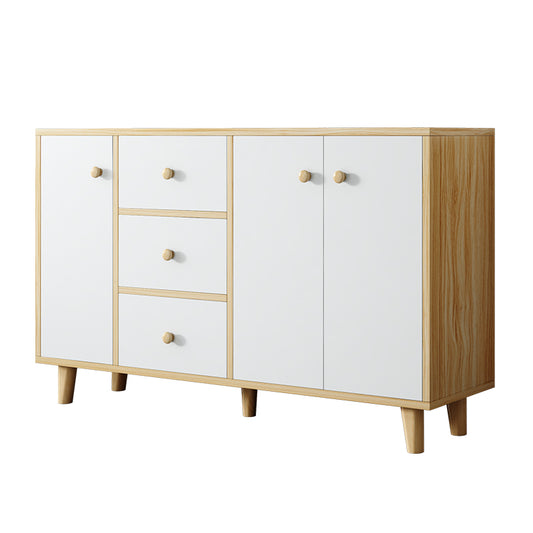 Modern Simple Sideboard Cabinet for Home Dining Room Storage Multilayer Moisture-proof Wear-resistant Environmentally-friendly Varnish