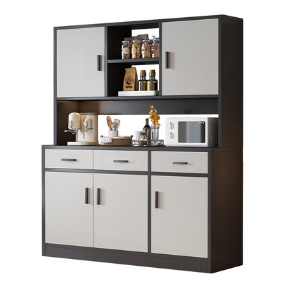 Modern minimalist style  solid wood file cabinet, thickened environmental protection board, multi-layer storage
