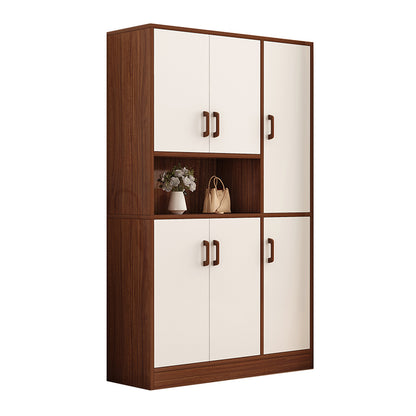 Shoe Cabinet for Home Use, Entryway Cabinet with Multi-Layer Large Capacity Shoe Rack, Flip-top Dust-proof Design, Modern and Simple