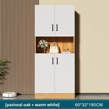 Modern Minimalist Entryway Cabinet Multi-functional Shoe Cabinet for Narrow Spaces Thin Flip-top Storage Cabinet