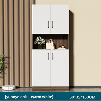 Modern Minimalist Entryway Cabinet Multi-functional Shoe Cabinet for Narrow Spaces Thin Flip-top Storage Cabinet