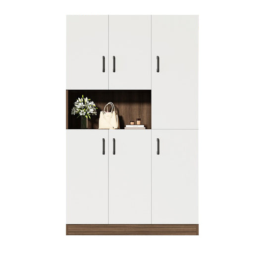 Modern Minimalist Entryway Cabinet Multi-functional Shoe Cabinet for Narrow Spaces Thin Flip-top Storage Cabinet