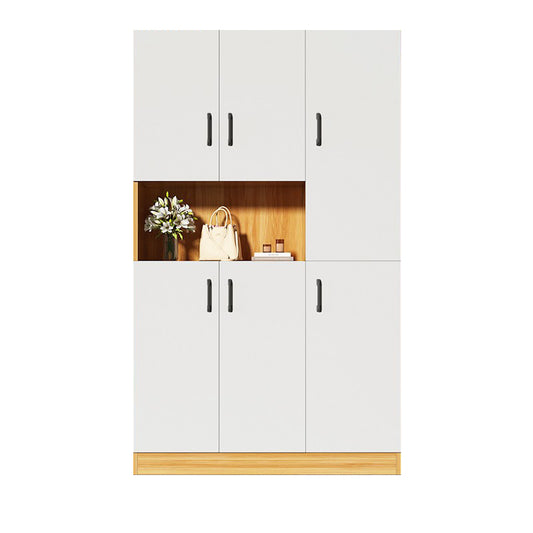 Modern Minimalist Entryway Cabinet Multi-functional Shoe Cabinet for Narrow Spaces Thin Flip-top Storage Cabinet